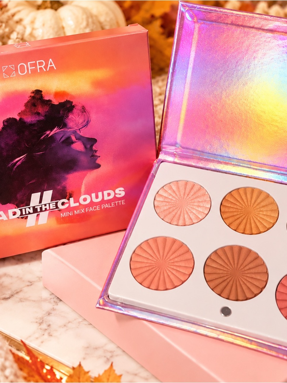 OFRA Mad In The Clouds Mini Mix Face Palette - Peach & Bronze